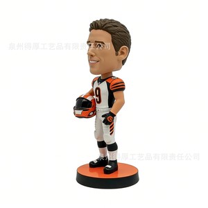 Custom Racing Driver <b>Bobblehead</b> Figurine Resin Craft Decorations Ivory White BHJ-089 - Product Image 4