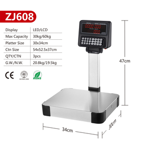 Báscula de Cocina Veidt Weiging de 60 kg, Conveniente, de Acero Inoxidable, Impermeable, Electrónica, con Cálculo de Precio, Pantalla Precisa ZJ608 Dual S - Product Image 5
