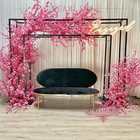 Nouveau Canapé Lounge de Mariage en Acier Inoxydable pour Mariés, Idéal pour Événements, en Vente