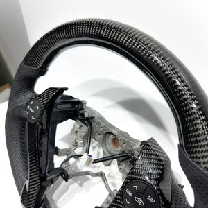 พวงมาลัยกีฬาหนังคาร์บอนไฟเบอร์รุ่น <span class=keywords><strong>Black</strong></span> Warrior <span class=keywords><strong>Edition</strong></span> แบบเจาะรู ขายตรงจากโรงงาน เหมาะสำหรับรถยนต์โตโยต้า พรีอุส - Product Image 5