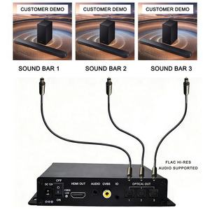 Solution de démonstration audio haute fidélité <span class=keywords><strong>Samsung</strong></span> Store avec 3 sorties optiques indépendantes pour comparaison individuelle des enceintes - Product Image 3