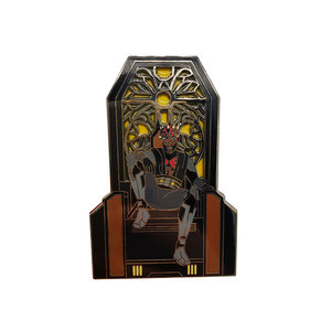 El tema <span class=keywords><strong>de</strong></span> que la chica tomando fotos también es un PIN <span class=keywords><strong>de</strong></span> esmalte duro dorado chapado mental <span class=keywords><strong>de</strong></span> paisaje - Product Image 4