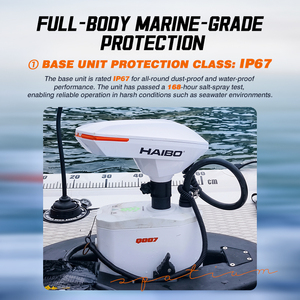 Moteur de pêche Spatium Q007 GPS Spot Lock 12V avec ancre électronique compatible avec les kayaks gonflables et planches de surf, pour utilisation en eau salée et eau douce - Product Image 2