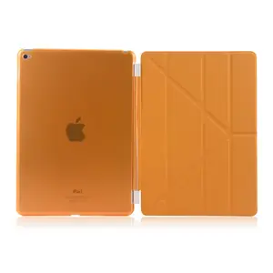 适用于ipad air2的100件前智能外壳水晶透明后外壳