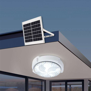 Extérieur et intérieur ip65 étanche 60w 120w 200w 300w 400w plafonnier led solaire rond - Product Image 4