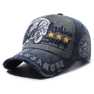 Baseball Cap Vintage Distressed Casual Outdoor Sports Hat <strong>Spring</strong> <strong>Autumn</strong> Sun Hat Letter Embroidery Duckbill Cap Men - Product Image 5