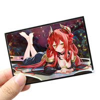 Protège-cartes sur le thème de l'anime-Protecteurs MTG personnalisés pour jeux de société et objets de collection