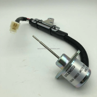 Vanne solénoïde d'arrêt 1G820-60022 1G820-60012 1G820-60020 SA-5156-12 Compatible avec Kubota KX41 KX41-3 KX016 KX018 U15 U17