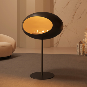 Brûleur de cheminée au bioéthanol, poêle à alcool sur pied pour intérieur, articles de décoration pour salon, cheminées décoratives modernes - Product Image 3