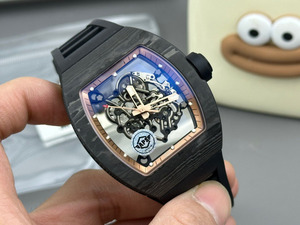 Reloj Tourbillon Mecánico Automático de Lujo para Hombre de 26 Años, con Bisel Dorado, Resistente al Agua, de Cerámica Negra de Alta Calidad - Product Image 2