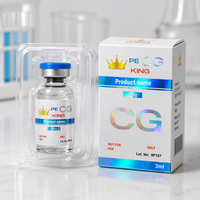Étiquette et emballage de flacon de 3 ml personnalisés VS-384 avec conception gratuite pour Peptid 3ml Vial Label and Box Packaging Injec Ttirze 3ml Vial Label and Paper Box for Ppep