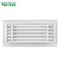 Grille linéaire en PVC pour la ventilation, grille de retour d'air en plastique pour systèmes HVAC