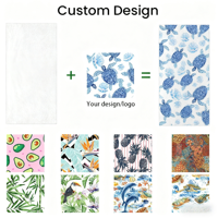 Custom Pattern Cotton Beach Towel for Poolside Retail