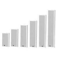 Enceinte colonne professionnelle étanche avec haut-parleur de 6 pouces, 20W/100W, transformateur 100V, enceinte colonne extérieure de qualité supérieure à large plage