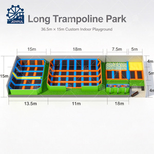 Equipo de Parque de Trampolines de Diseño Personalizado Gratuito, Parque Infantil Comercial Interior, Centro de Juegos, Parque de Trampolines para Niños - Product Image 2