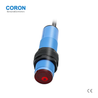 CORON GLF-D12 Capteur de détection optique haute précision pour petits objets, type laser à réflexion NPN, capteur de fil en plastique