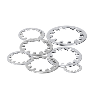 Rondelle dentelée en acier inoxydable M3 M4 M5 M6 M8 DIN 6797 finition naturelle pour fixation par boulons et écrous, usage général industrie lourde - Product Image 4