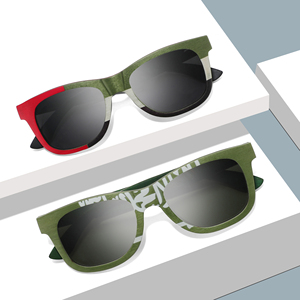 2024 nuances en bois planche à roulettes lunettes de soleil pour hommes nouveauté logo personnalisé lunettes de soleil écologique recyclé en vrac bois lunettes de soleil - Product Image 4