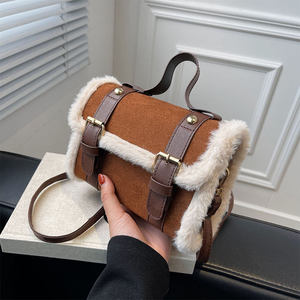 Bolsos de lana al por mayor para mujer, bolsos de mano para mujer, bolsos cruzados casuales y a la moda para mujer - Product Image 4