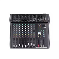 Nouveau mélangeur Audio DT8 8 canaux Max avec amplificateur de puissance à bas prix mélangeur Audio maître de Studio mélangeur de puissance pour Audio numérique Usb