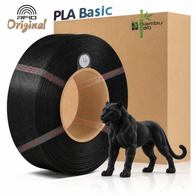 PLA Basic 3D Printer Filament 1.75mm -0.03mm Shiny Silk Gloss Enhanced Layer Adhesion Compatible AMS/FDM 210-240C Nozzle Temp