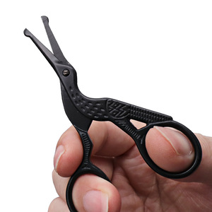 Recortador de vello nasal de acero inoxidable, herramienta de belleza portátil con forma de grúa para un aseo preciso - Product Image 2