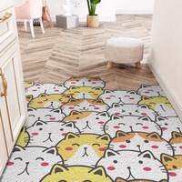 Tapis de porte antidérapant fantaisie en PVC pour l'entrée de la maison - Vente flash
