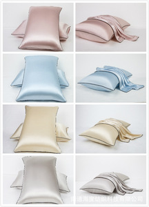 Vente en gros n ° quantité minimale de commande <span class=keywords><strong>Amazoo</strong></span>, literie de luxe pour la maison, passepoil en polyester, soie satinée à mémoire de forme, taie d'oreiller - Product Image 6