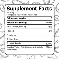 Poudre de café aux champignons minceur OEM ODM avec curcuma et sels minéraux – Complément alimentaire naturel à base de plantes pour une journée pleine d'énergie