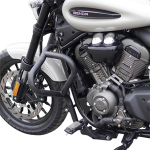 Nuevas Barras Protectoras de Motor para Motocicleta Softail de Acero al Carbono, Barra Anticaídas Delantera de Dos Niveles para 3M Bendr <span class=keywords><strong>Chinchilla</strong></span> 350 - Product Image 6