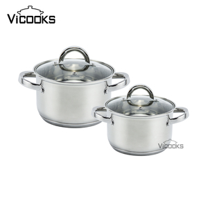 Stainless Steel Cookware Set Compatible for <strong>Induction</strong> Cooker Gas Stove Cooking Pot Set - Product Image 3