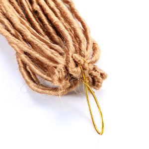 Extensions de cheveux synthétiques en gros, dreadlocks pré-bouclées afro douces, sister locs, tresses au crochet, pour femmes - Product Image 3