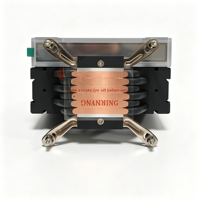 Ventilateur de refroidissement CPU 6HB-12B-9YLDG1 12V 6 caloducs 120mm PWM pour sockets Intel 1700 1851 AM4 avec dissipation thermique avancée