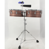 Drum Timbale Besi Produksi Baru untuk Pertunjukan Dewasa, Instrumen Perkusi Latin Universal, Bassoon Tambali Drum untuk Konser