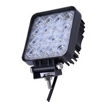Morsun 4" 27W Phare de travail LED tout-terrain, faisceau large, 12V, étanche IP67, 3300 Lumens, en aluminium pour voiture