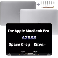 Écran de remplacement 13,3 pouces A2338 pour MacBook Pro M1 2020 2022, 2560x1600, assemblage LCD complet, EMC 3578, gris sidéral