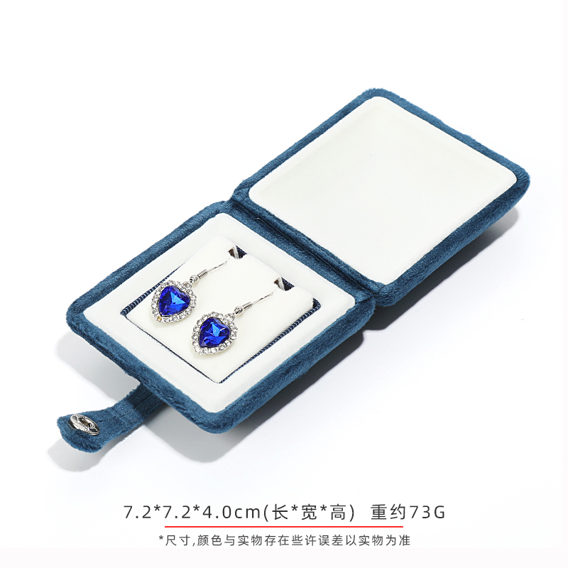 Blue earring box