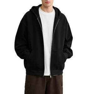Hoodies Streetwear Homme Personnalisables Coupe Boxy Oversize Zippés 6696 – Vente en Gros, Polaire Vierge 420 g/m², Poids Lourd, Prix Bas - Product Image 2
