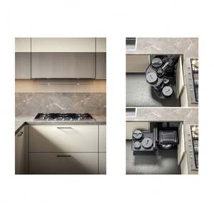 ตู้ครัวสไตล์อิตาลีออกแบบตามสั่งจากโรงงาน พร้อมระบบปิดแบบนุ่มนวล เฟอร์นิเจอร์ครัวทันสมัยคุณภาพสูงระดับหรู - Product Image 5