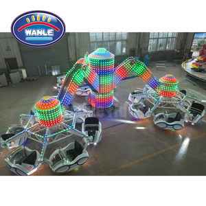 Giostra Interattiva a Forma di Aereo con Controllo Autonomo, Supporta Movimenti Verticali e Piattaforma Rotante per Bambini e Adulti - Product Image 4