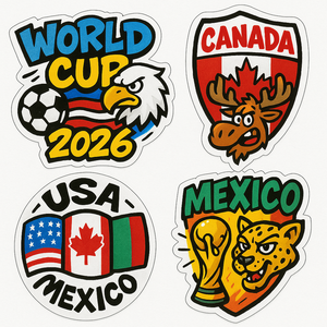 Diseño Original Mundial de Fútbol Copa Mundial 2026 Trofeo Decoración Adhesivo Artículos de Mercancía Productos <span class=keywords><strong>para</strong></span> la Copa del Mundo - Product Image 6