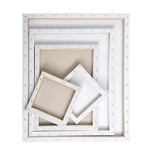 Toile tendue personnalisée en coton vierge pour artistes, plusieurs tailles, pour peinture à l'huile et acrylique, fournitures d'<span class=keywords><strong>art</strong></span> - Keep Smiling - Product Image 5