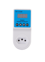 Protection contre les surtensions HJ-2155 220V 10A 50/60Hz, protection contre les surtensions/sous-tensions, prise de protection contre les surtensions, affichage numérique, PC SVC