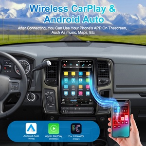 Navihua Car for Dodge RAM 2014 2018 Low End Upgrade 13'' Android Car Radio Car DVD Player GPS Navigation Carplay Auto <b>Stereo</b> - Product Image 5