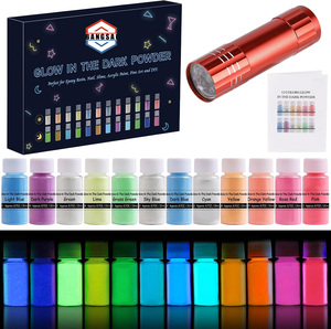 Vente directe d'usine, poudre luminescente, poudre qui brille dans le noir, pigment photoluminescent pour les arts et l'artisanat, jouets luminescents - Product Image 5