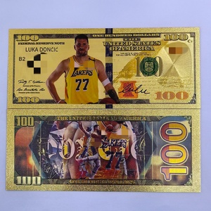 Aangepaste basketbalspeler waterdichte plastic sportkaart ticket verguld bankbiljet verzamelobjecten cadeaus voor fans - Product Image 5