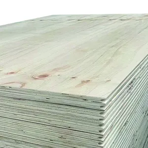 Listón de cama barato 1220x2440x9mm ranurado para construcción Álamo/núcleo de pino tablero de madera contrachapada