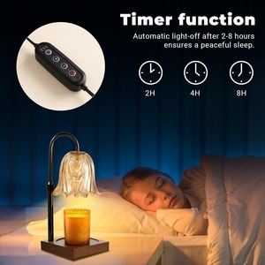 Modern Atmosphere Table Lamp Simple Luxurious High-end Aromatherapy Lamp Timed and Dimmable <b>Night</b> <b>Light</b> for Living Room Bedroom - Product Image 4