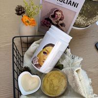 Mascarilla Facial en Polvo Vegana Instantánea Reafirmante, con Ácido Hialurónico y Vitamina C, Exfoliante para Todo Tipo de Piel