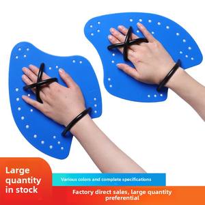 Paletas de entrenamiento de natación de silicona estilo hacha aletas de mano para mejora de velocidad para niños y adultos para uso en buceo - Product Image 2